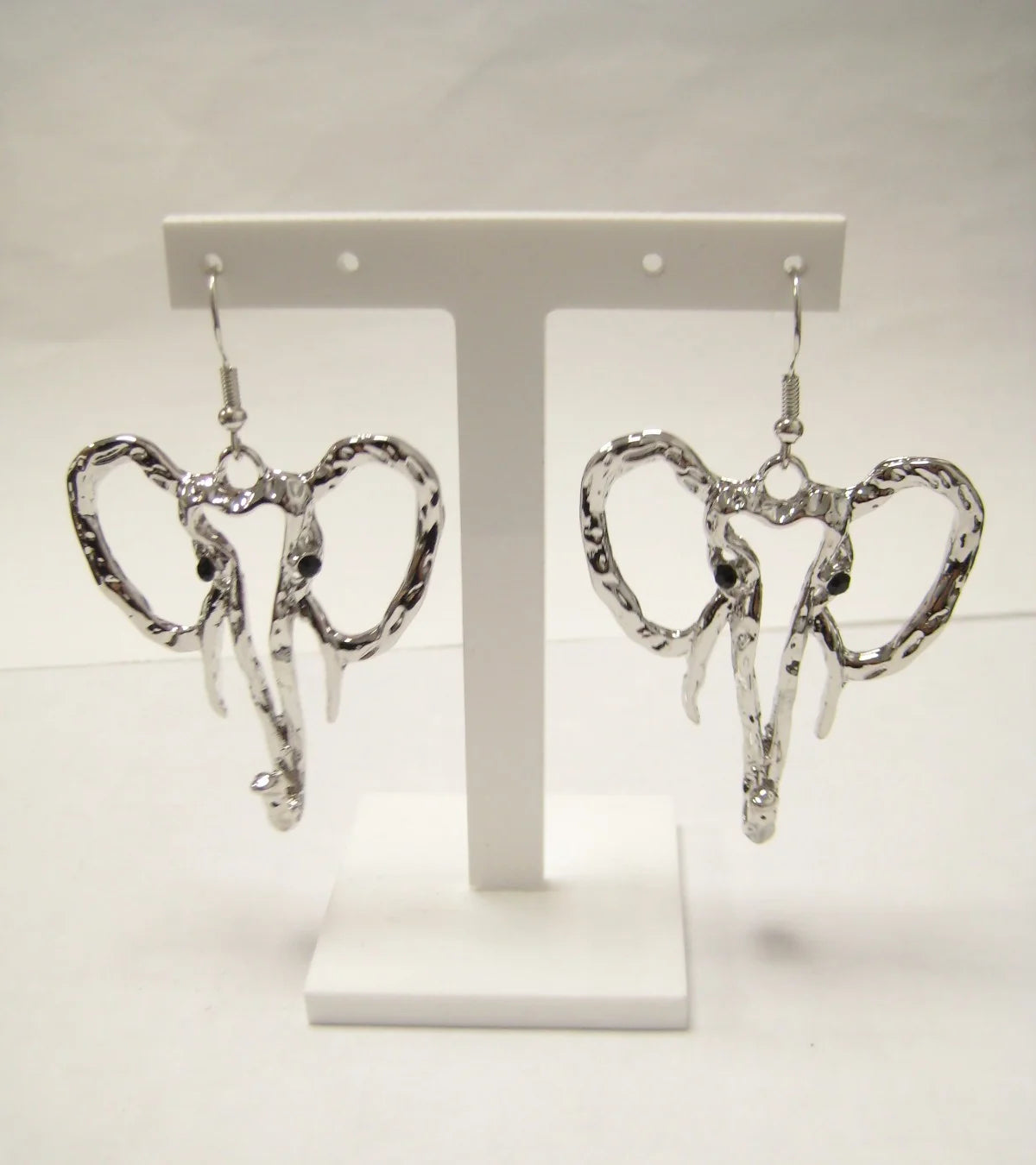 SILVER ELEPHANT EARRINGS
