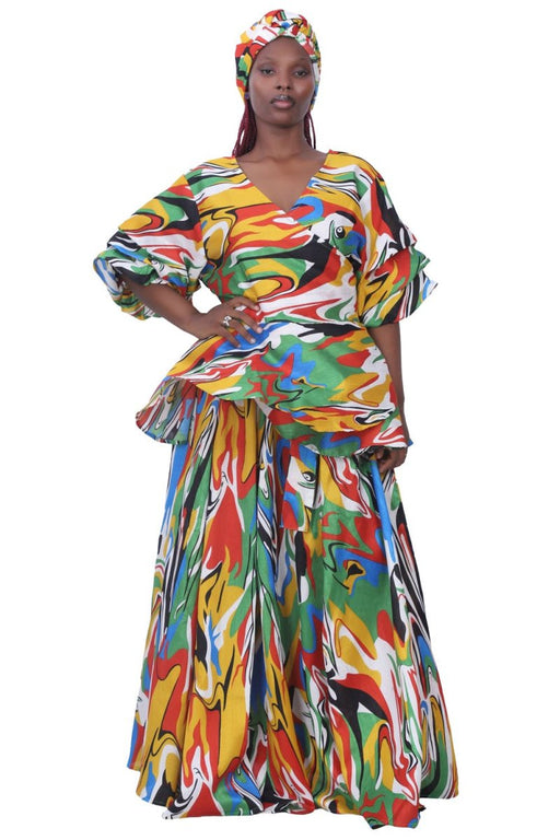 2Piece Bold Tribal Set One Size Fits Most