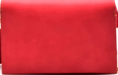 Large Bow Accent Clutch Shoulder Bag