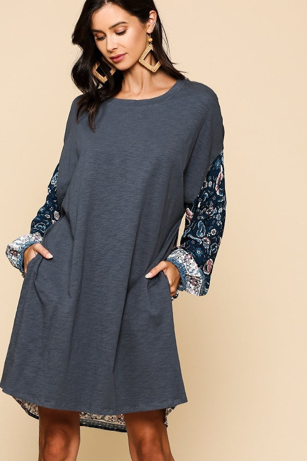 Drop Shoulder Dress