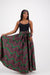 ANKARA PRINT MAXI SKIRT COMES WITH HEAD-WRAP/POCKETS ONESIZE FITS MOST