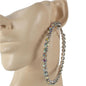 Crystal Hoop Earring