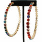 Crystal Hoop Earring