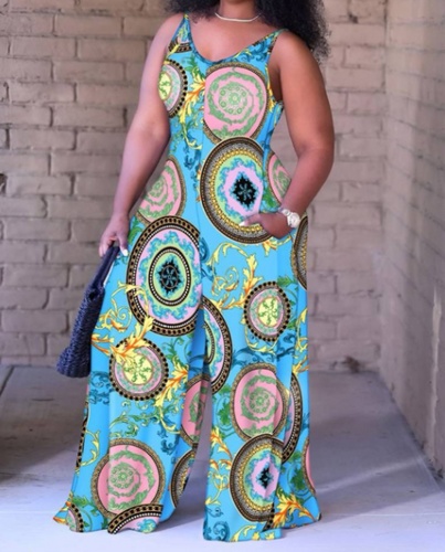Blue Multi-Jumper With Pockets