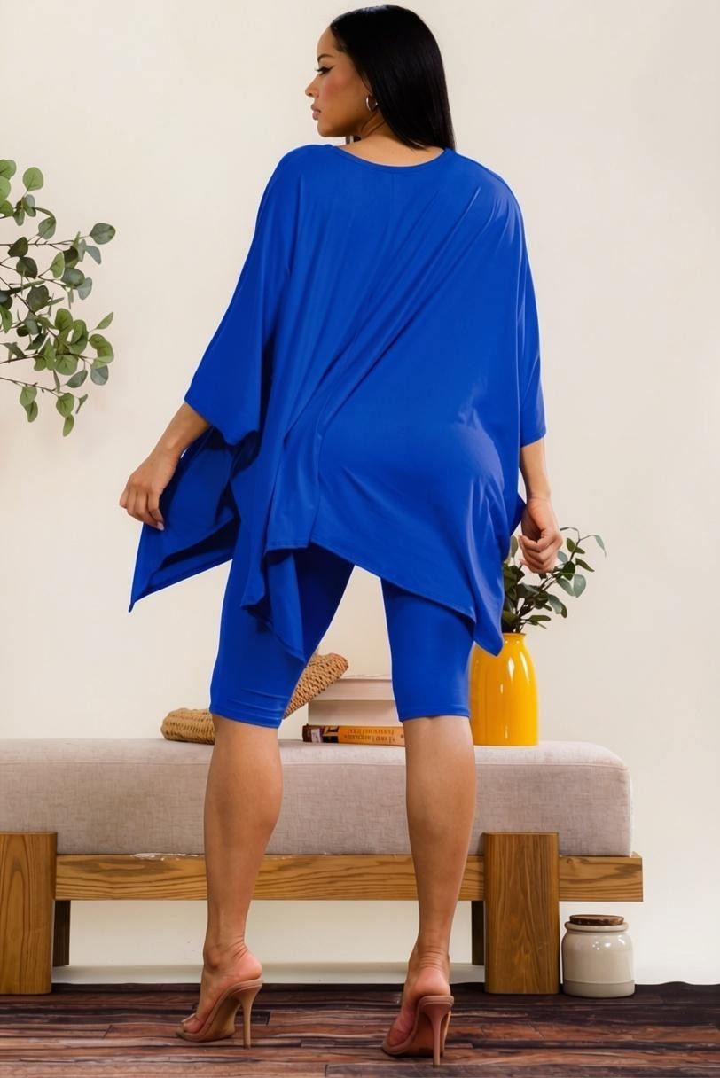 Royal Blue Two Piece Loungewear set