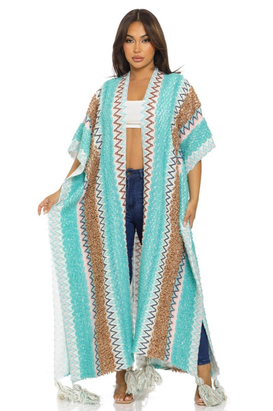 BOHO KNIT KIMONO