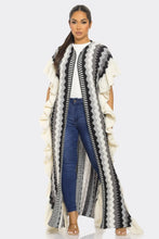 Load image into Gallery viewer, Zig Zag Cardigan/ Kimono One Size Fits Most