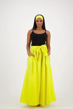 Load image into Gallery viewer, Maxi Skirt  Purple Two Side Pockets , Headwrap Included One-Size Fits Most