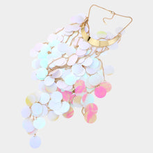 Load image into Gallery viewer, Multi-Color  Cluster Vine Link Statement Necklace