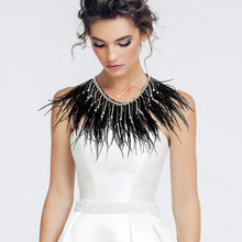 Load image into Gallery viewer, Feather Fringe Necklace