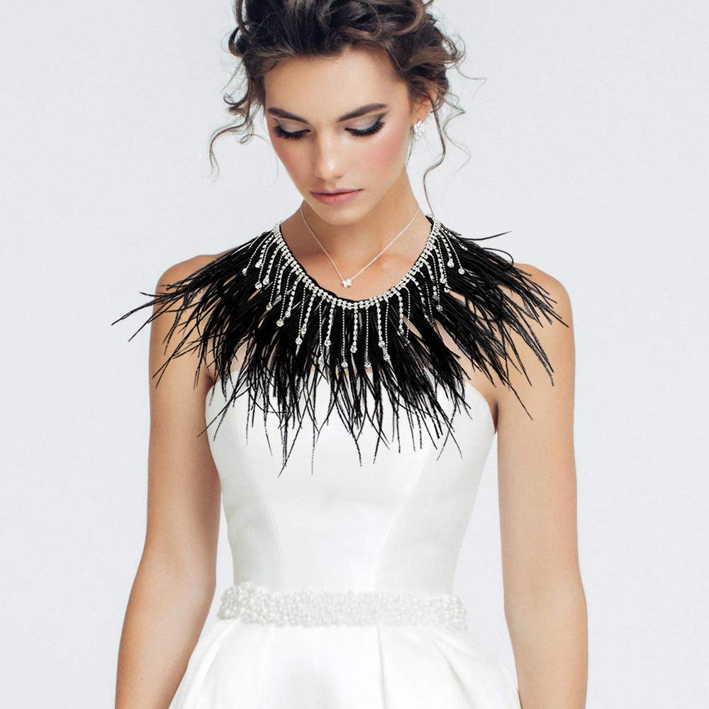 Feather Fringe Necklace