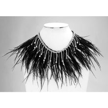 Load image into Gallery viewer, Feather Fringe Necklace