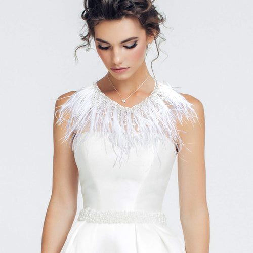 Feather Fringe Necklace