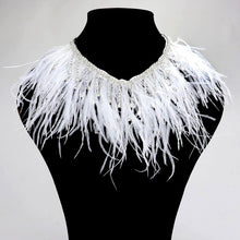 Load image into Gallery viewer, Feather Fringe Necklace