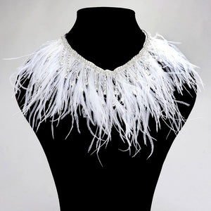 Feather Fringe Necklace