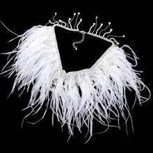 Load image into Gallery viewer, Feather Fringe Necklace