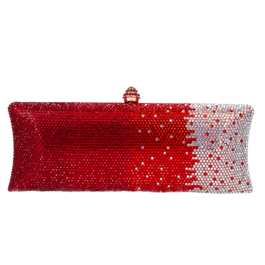 Red Bling Evening Clutch / Crossbody Bag