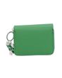 AKA Sorority Green Tassel Keychain Zipper Wallet