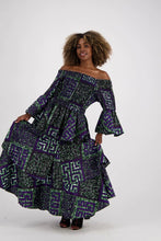 Load image into Gallery viewer, African / Ankara 2 Piece Skirt Sets  Elastic Waist One-Size Headwrap