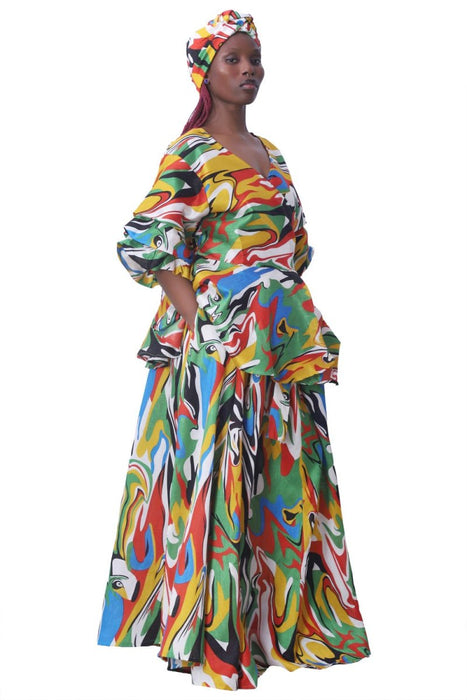 2Piece Bold Tribal Set One Size Fits Most