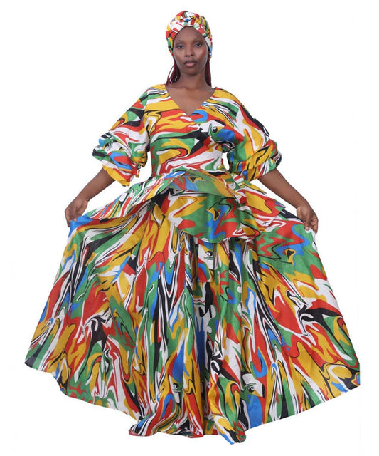 2Piece Bold Tribal Set One Size Fits Most