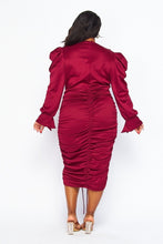 Load image into Gallery viewer, Voluminous sleeves with ruffle available in RED