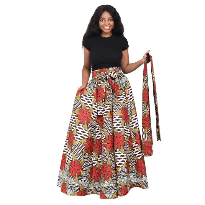 Ankara Maxi Skirt Onesize Fits Most