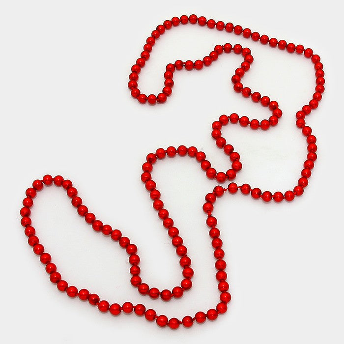 Long pearl strand necklace Set