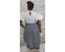 Load image into Gallery viewer, African Bow Tie Maxi Skirt With Matching Head Wrap