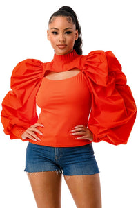 Bishop Sleeve Blouse
