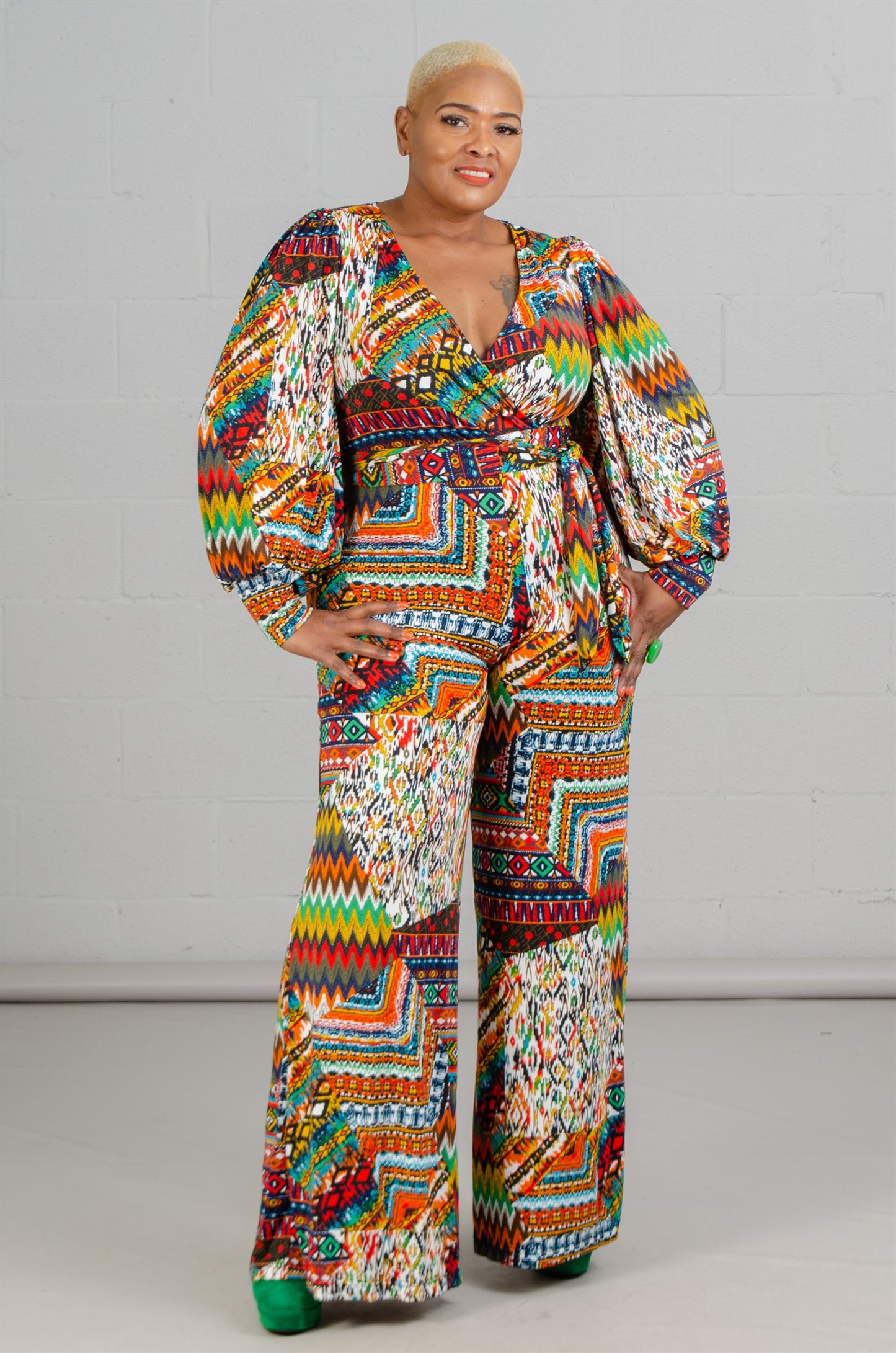 Print Knit Jumpsuit