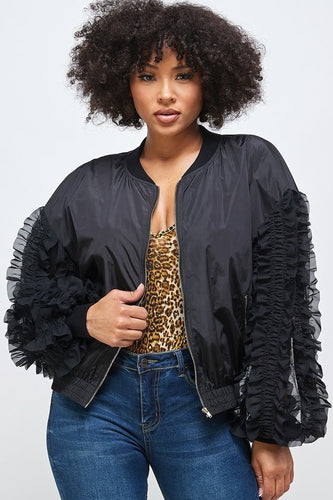 RUFFLED  JACKET